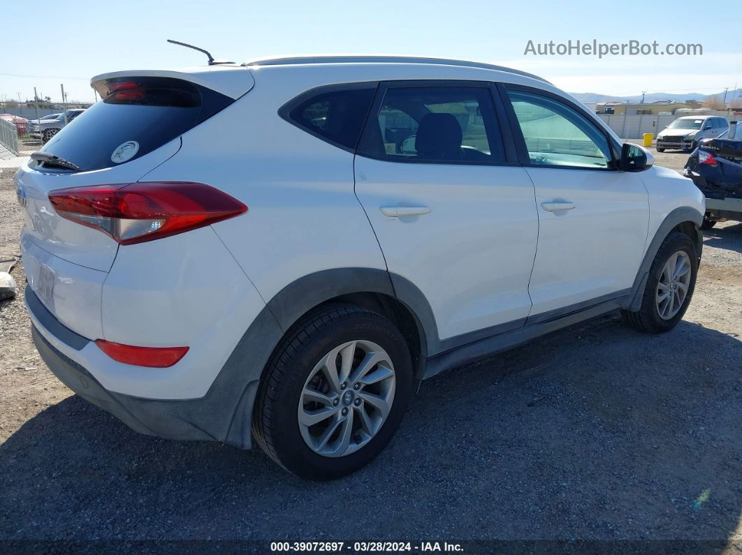 2016 Hyundai Tucson Se White vin: KM8J33A45GU226810