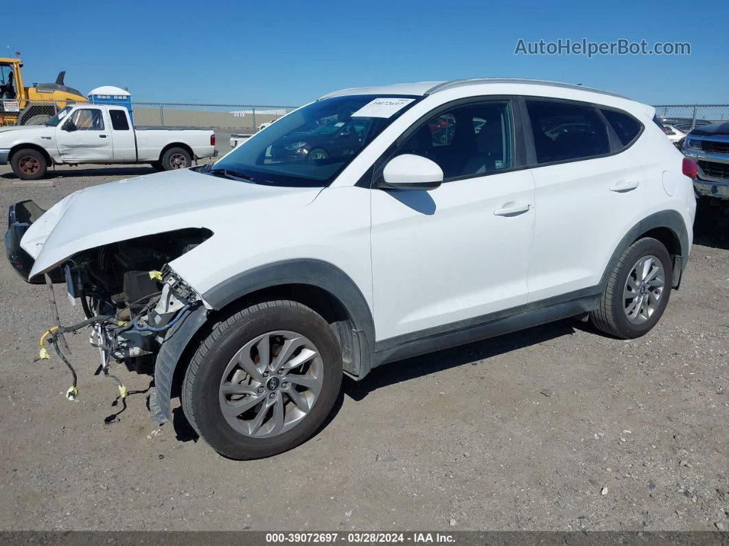 2016 Hyundai Tucson Se White vin: KM8J33A45GU226810