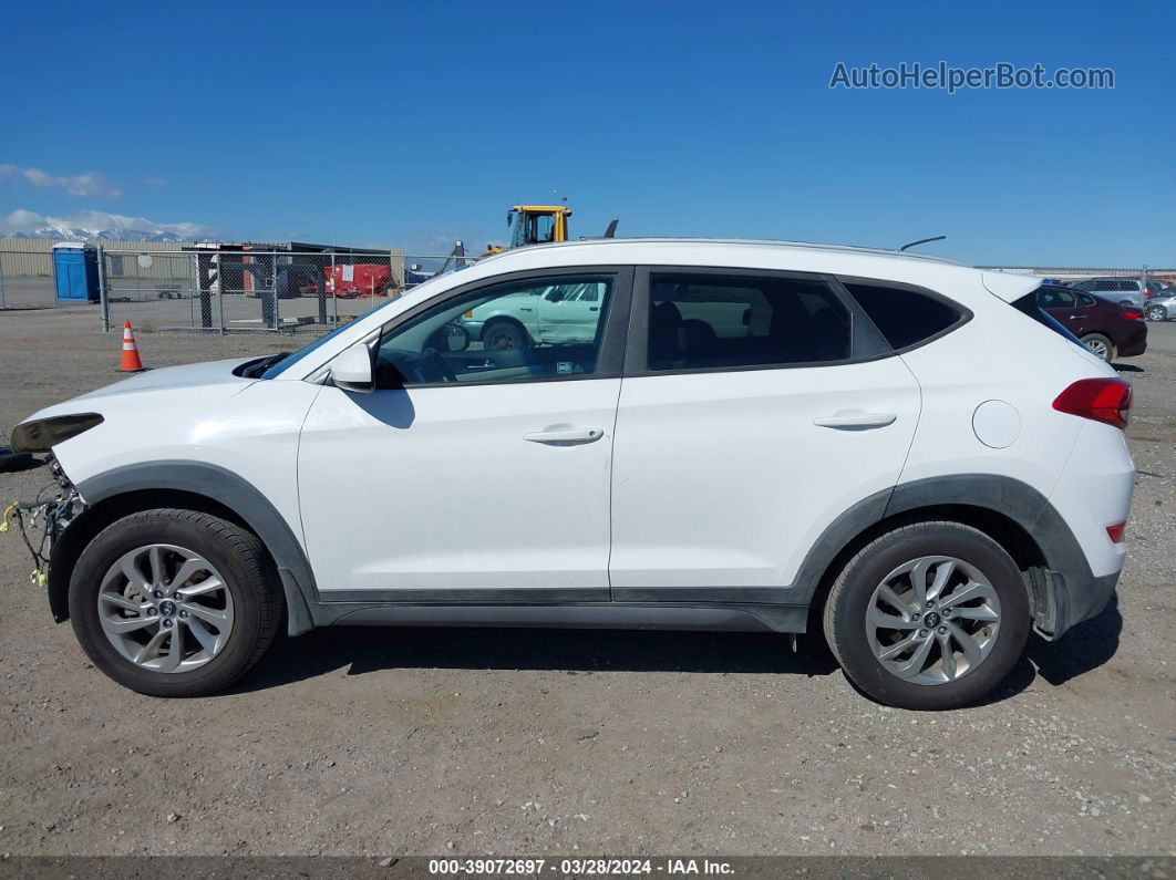 2016 Hyundai Tucson Se White vin: KM8J33A45GU226810