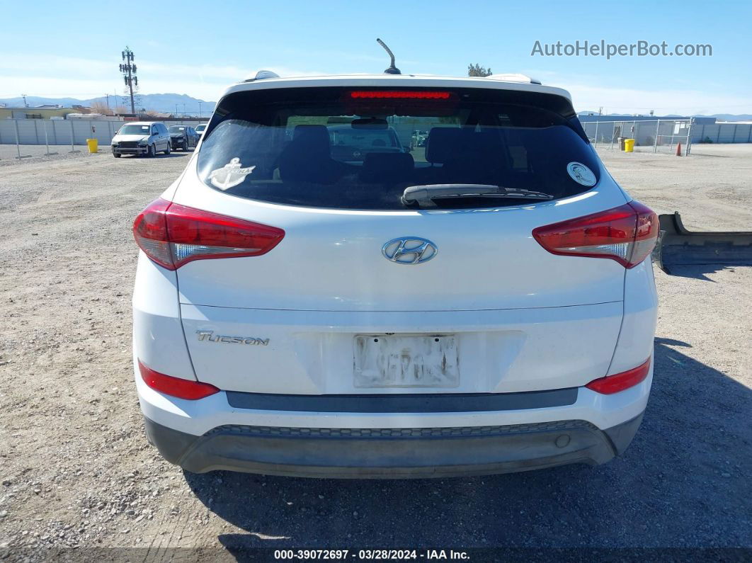 2016 Hyundai Tucson Se White vin: KM8J33A45GU226810