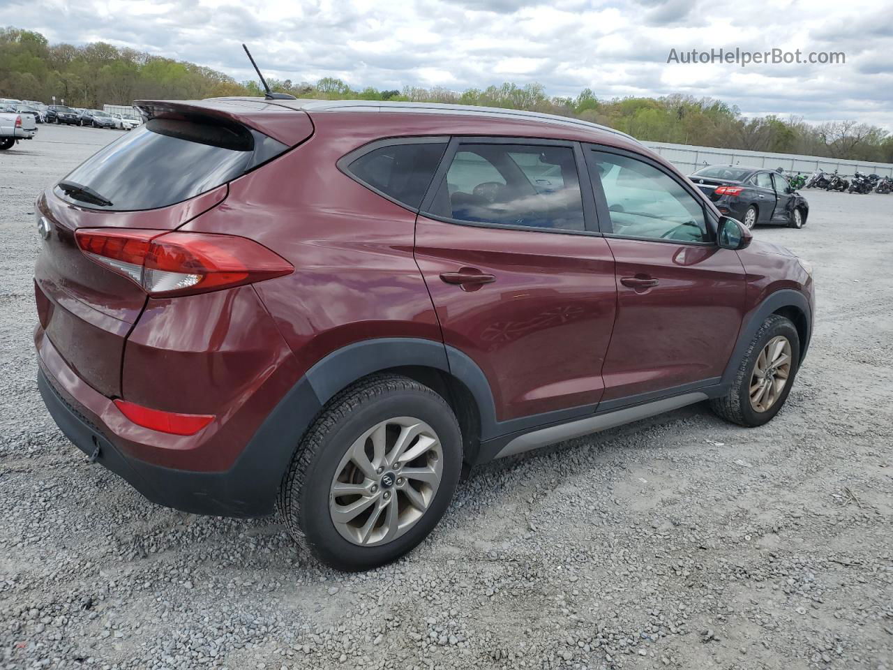 2017 Hyundai Tucson Limited Maroon vin: KM8J33A45HU252437