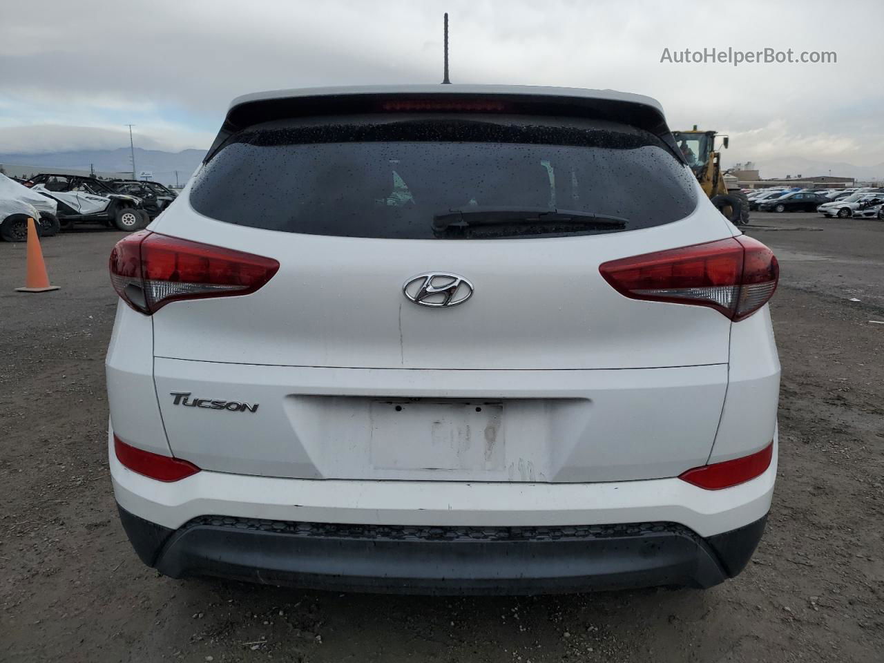 2017 Hyundai Tucson Limited White vin: KM8J33A45HU273434