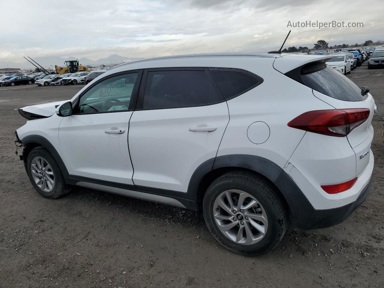 2017 Hyundai Tucson Limited White vin: KM8J33A45HU273434