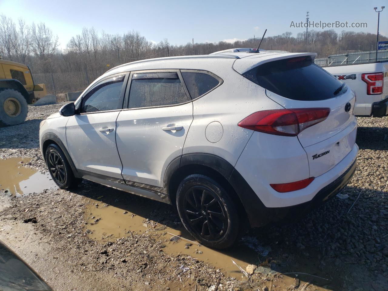 2017 Hyundai Tucson Limited White vin: KM8J33A45HU277970