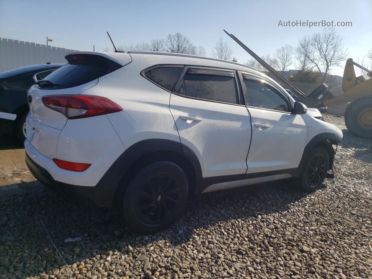 2017 Hyundai Tucson Limited White vin: KM8J33A45HU277970