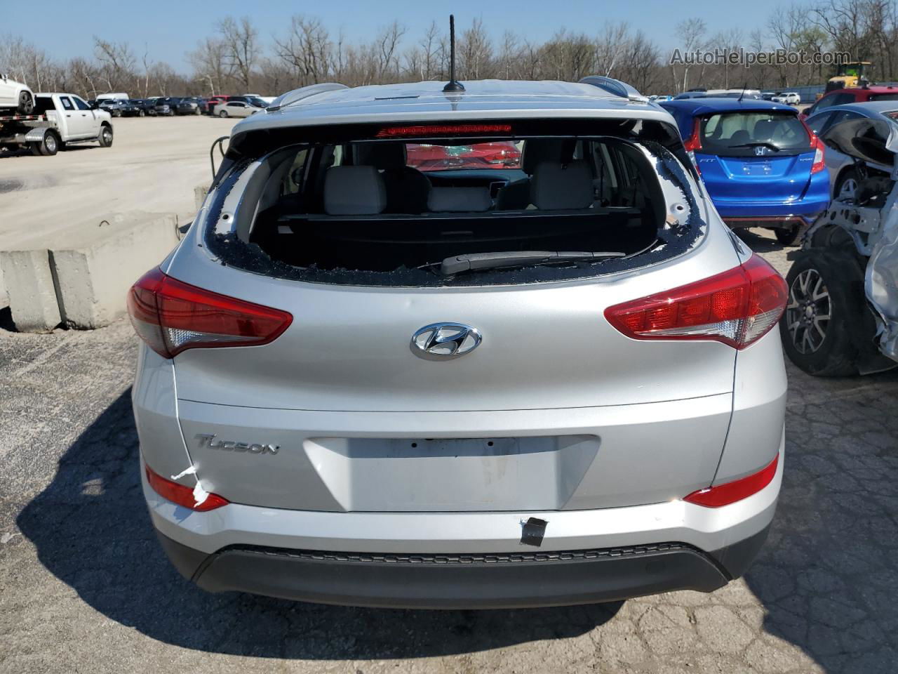 2017 Hyundai Tucson Limited Silver vin: KM8J33A45HU286071