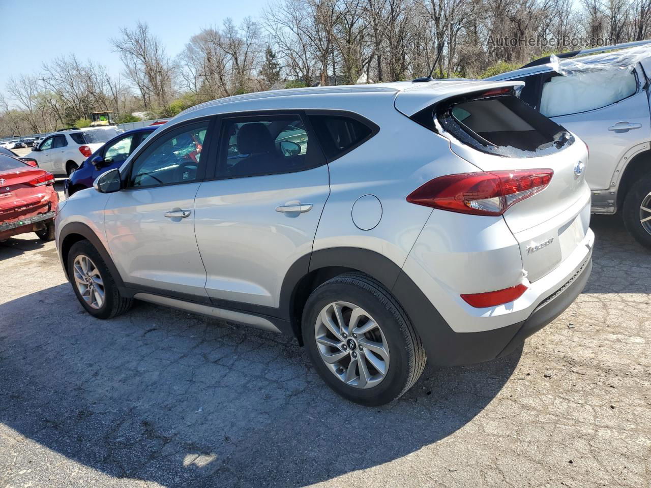 2017 Hyundai Tucson Limited Silver vin: KM8J33A45HU286071