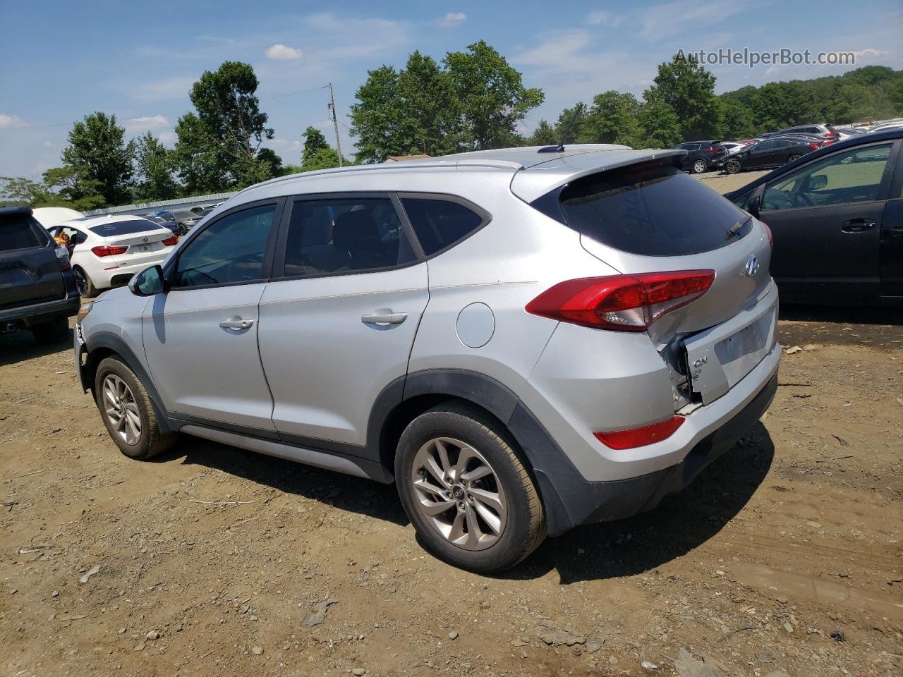 2017 Hyundai Tucson Limited Серебряный vin: KM8J33A45HU336399