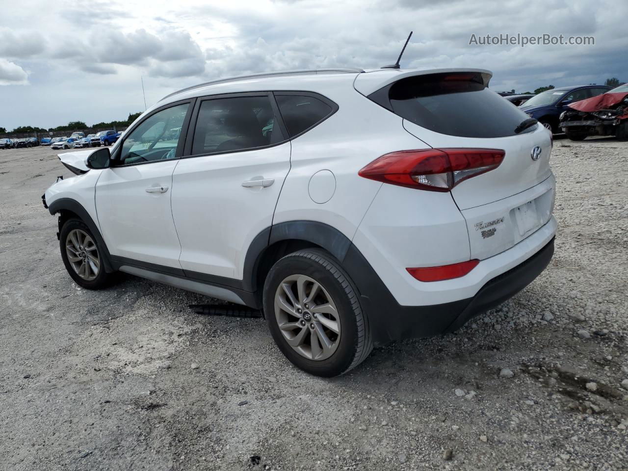 2017 Hyundai Tucson Limited White vin: KM8J33A45HU364283