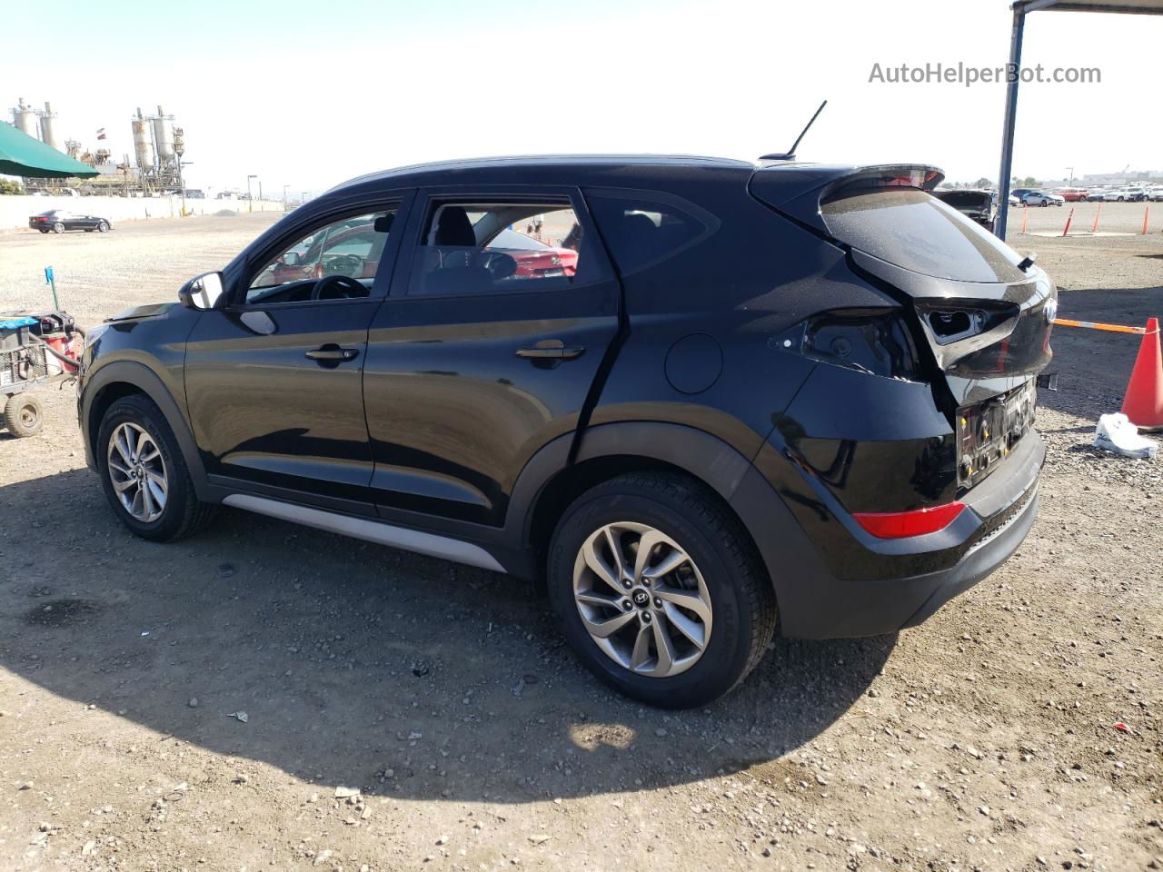 2017 Hyundai Tucson Limited Черный vin: KM8J33A45HU406449