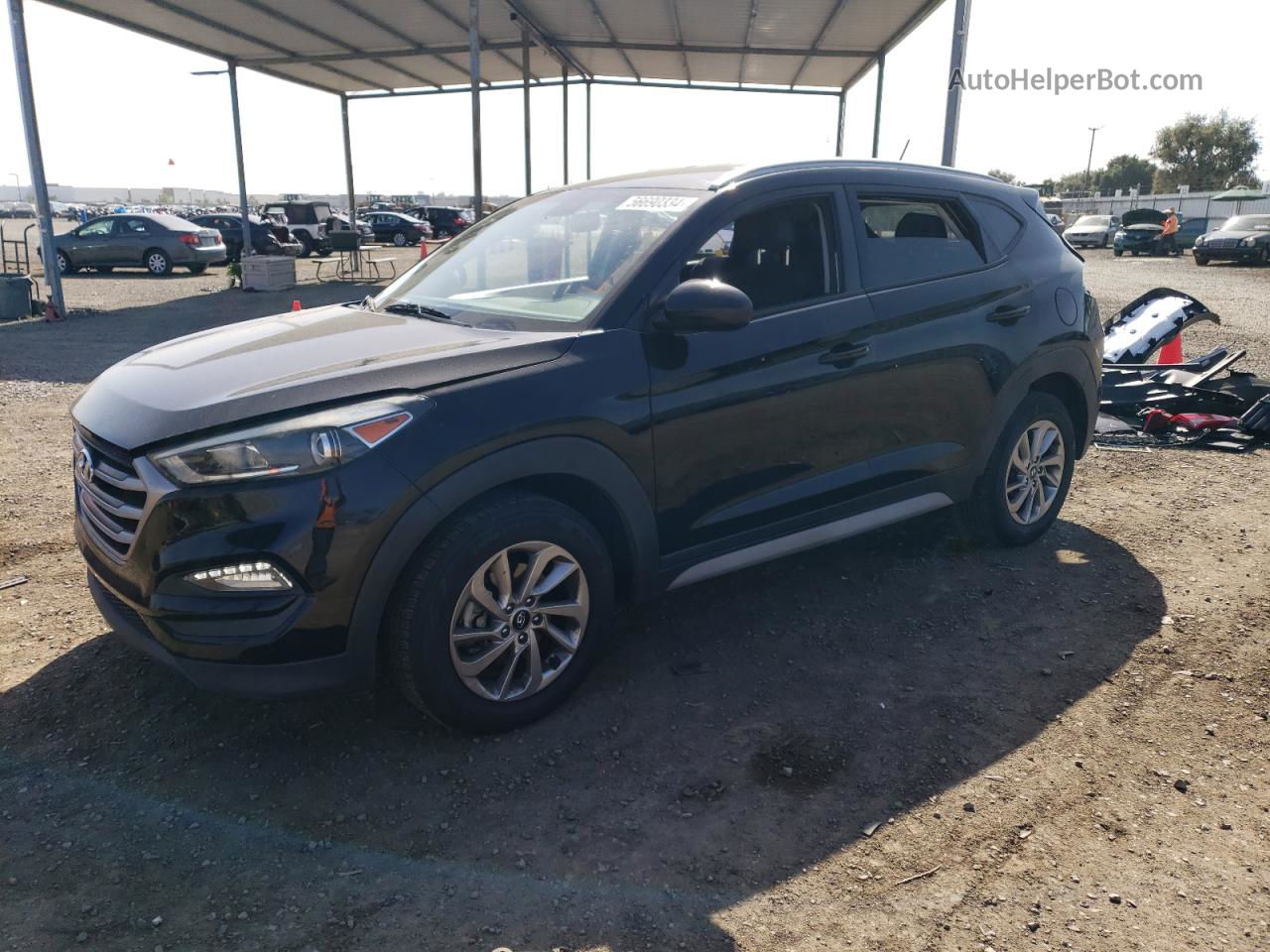 2017 Hyundai Tucson Limited Black vin: KM8J33A45HU406449