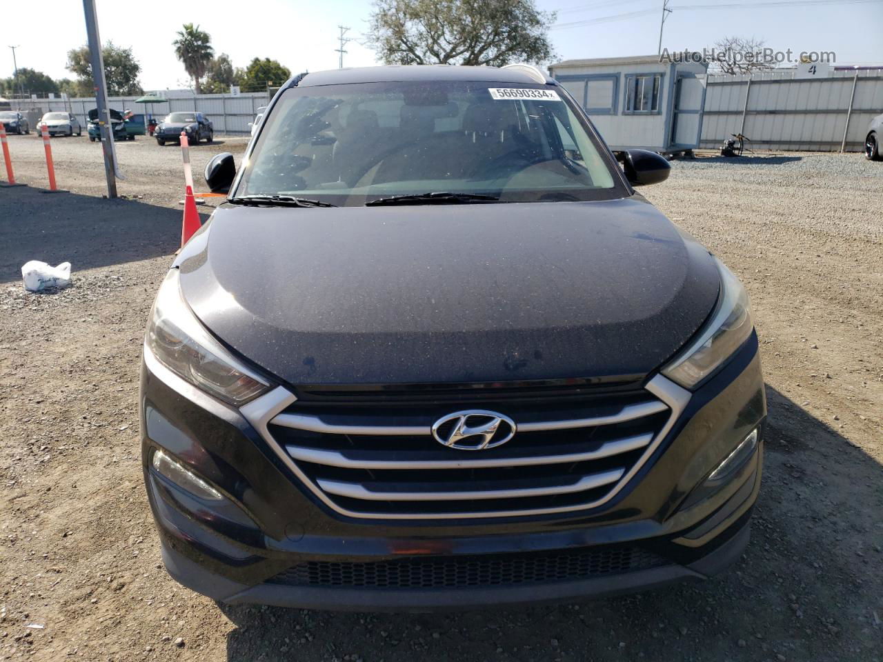 2017 Hyundai Tucson Limited Black vin: KM8J33A45HU406449