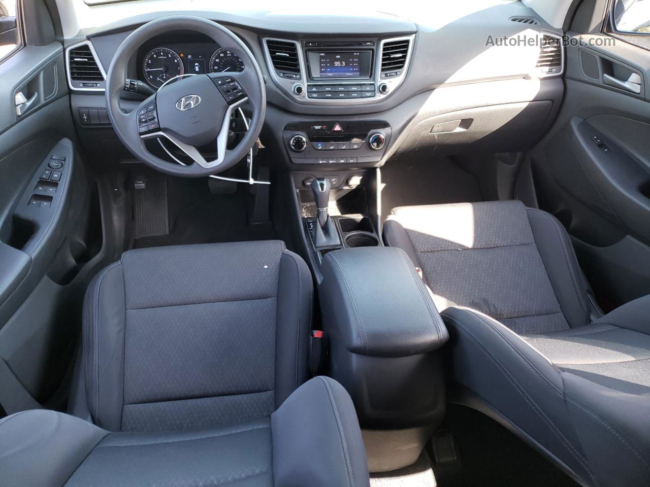 2017 Hyundai Tucson Limited Черный vin: KM8J33A45HU406449