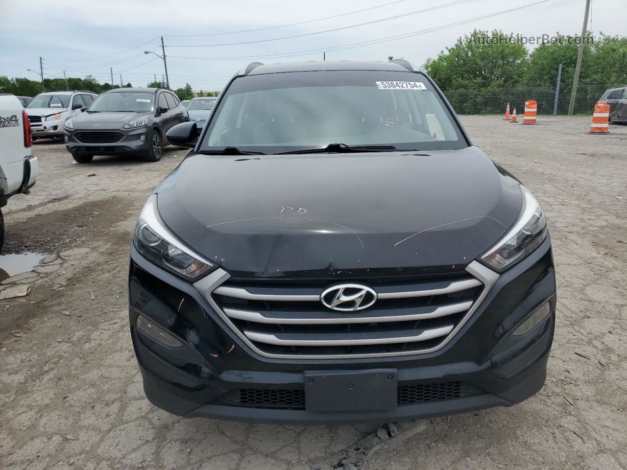 2017 Hyundai Tucson Limited Black vin: KM8J33A45HU414535