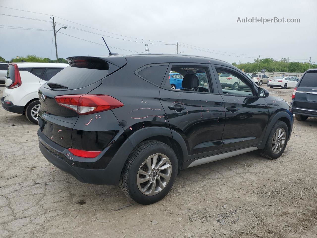 2017 Hyundai Tucson Limited Black vin: KM8J33A45HU414535