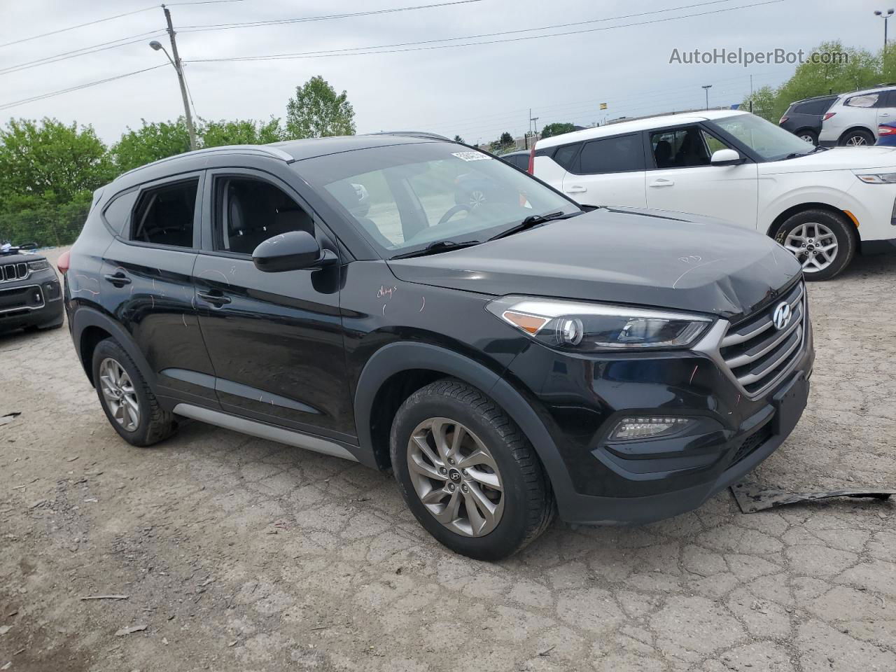 2017 Hyundai Tucson Limited Black vin: KM8J33A45HU414535