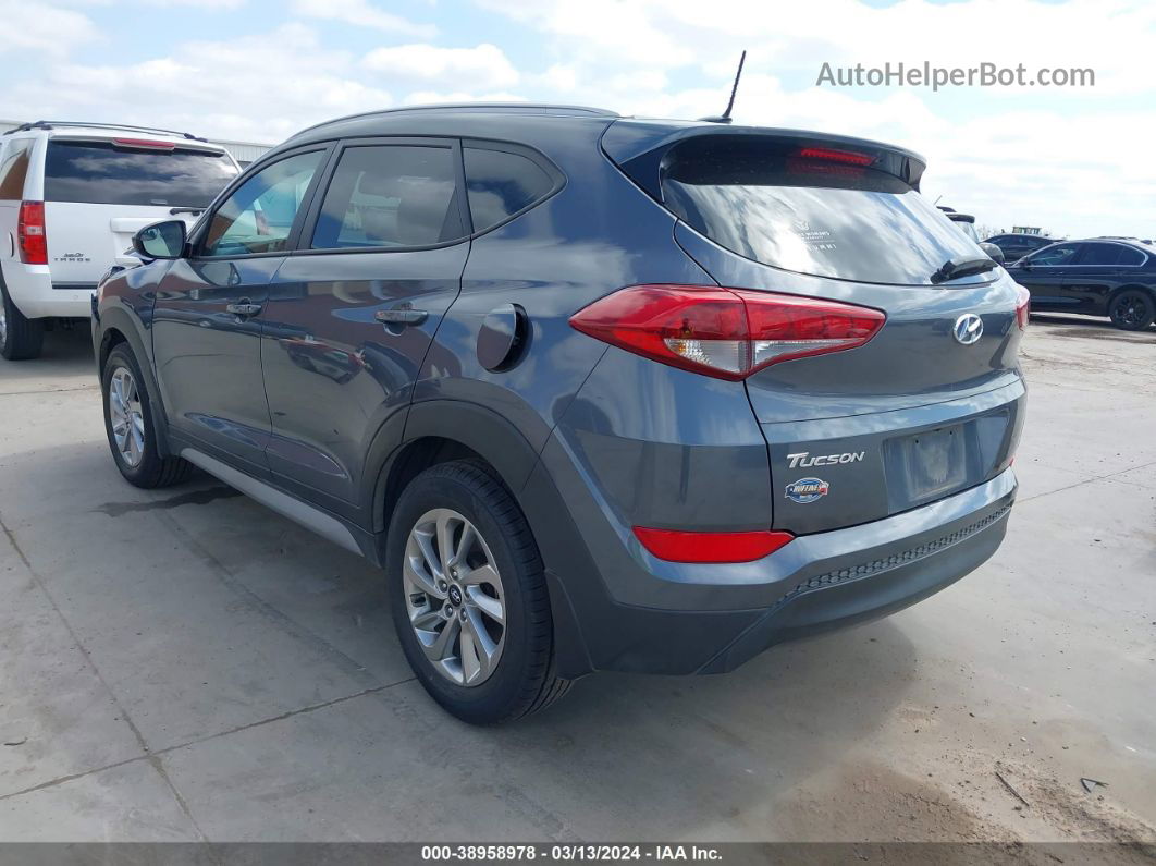 2017 Hyundai Tucson Se Синий vin: KM8J33A45HU437457