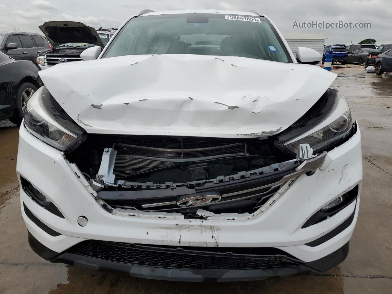 2017 Hyundai Tucson Limited White vin: KM8J33A45HU438110