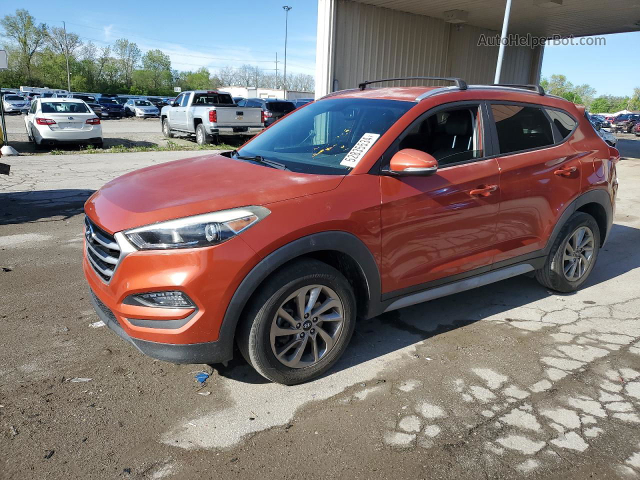 2017 Hyundai Tucson Limited Red vin: KM8J33A45HU445610