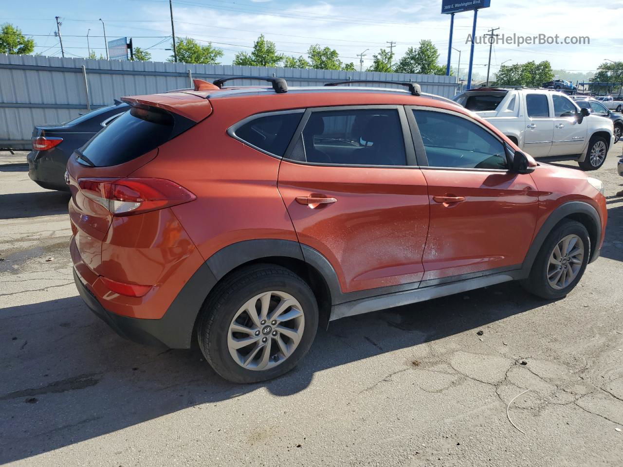 2017 Hyundai Tucson Limited Red vin: KM8J33A45HU445610