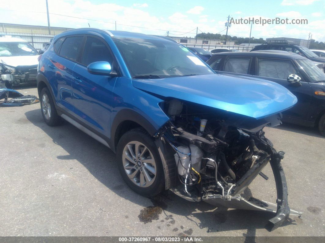 2017 Hyundai Tucson Se Blue vin: KM8J33A45HU474847