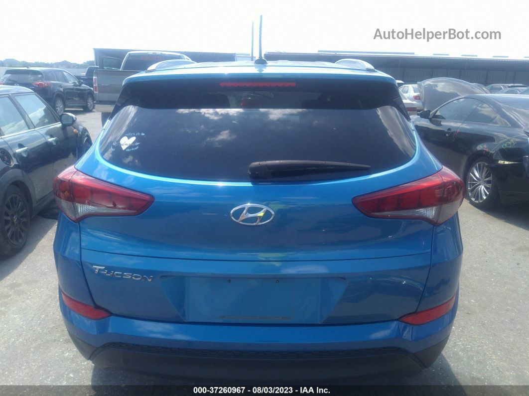 2017 Hyundai Tucson Se Blue vin: KM8J33A45HU474847