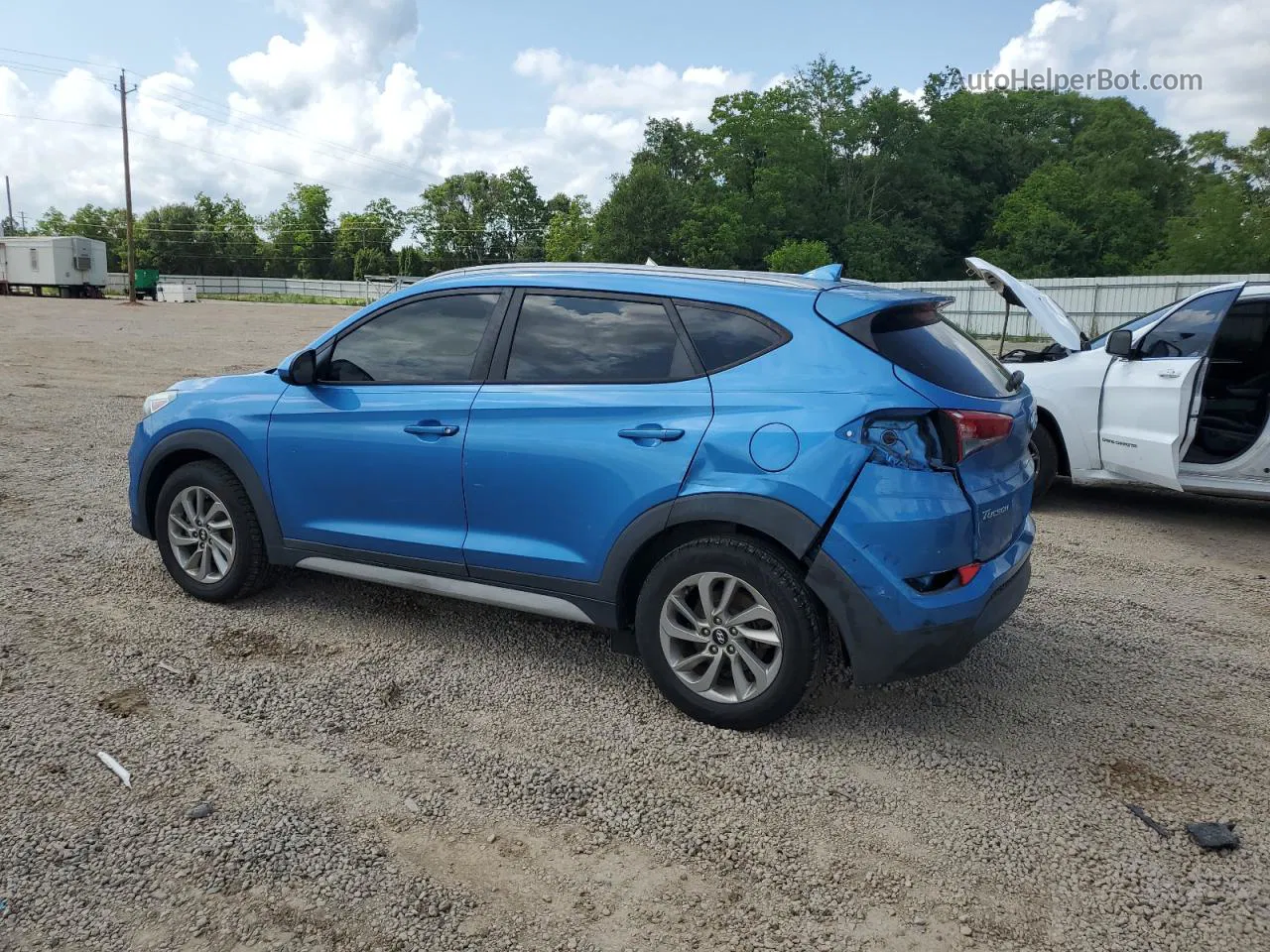 2018 Hyundai Tucson Sel Синий vin: KM8J33A45JU600274