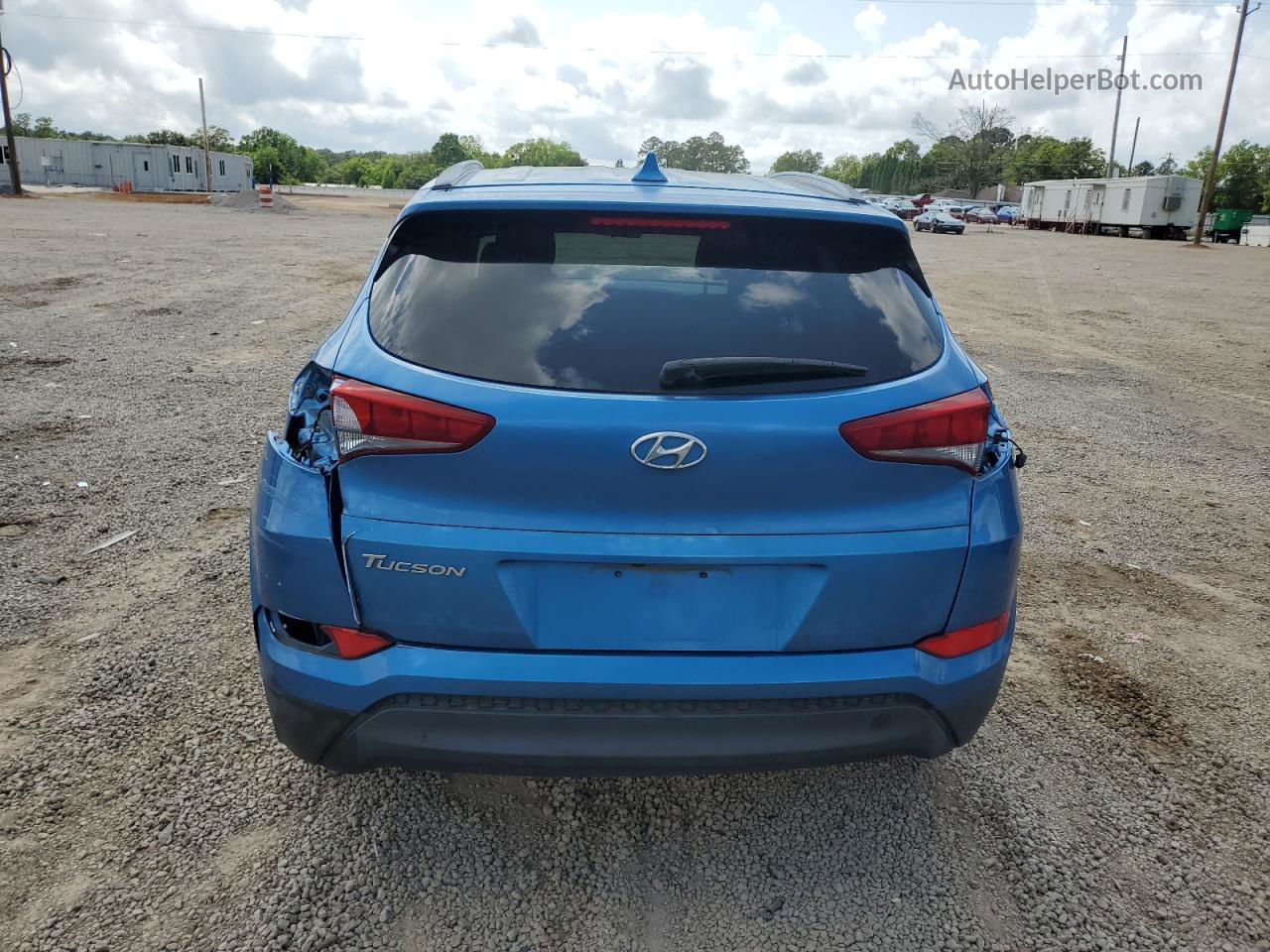 2018 Hyundai Tucson Sel Синий vin: KM8J33A45JU600274