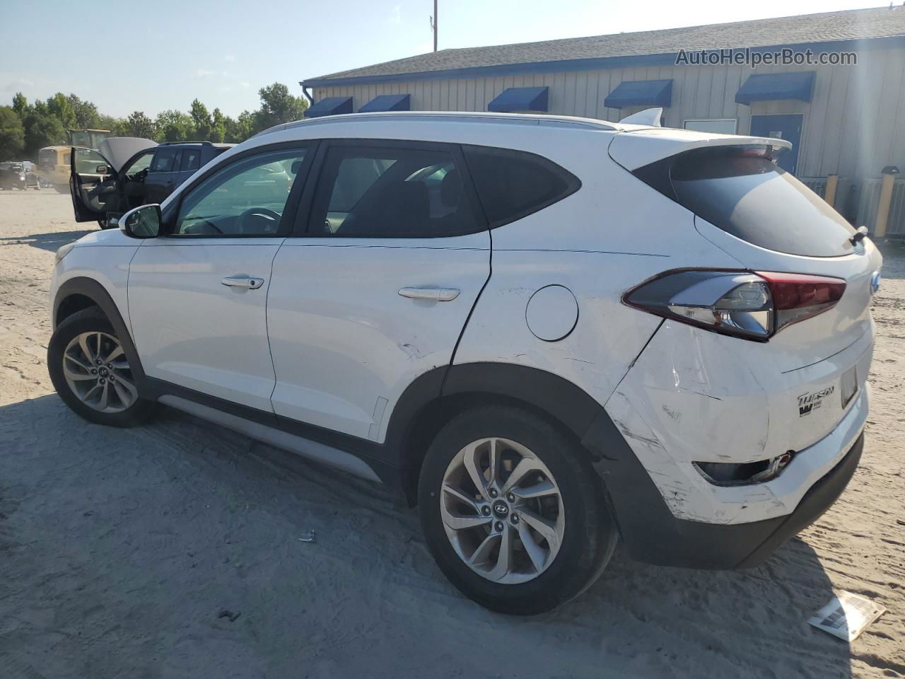 2018 Hyundai Tucson Sel White vin: KM8J33A45JU614434