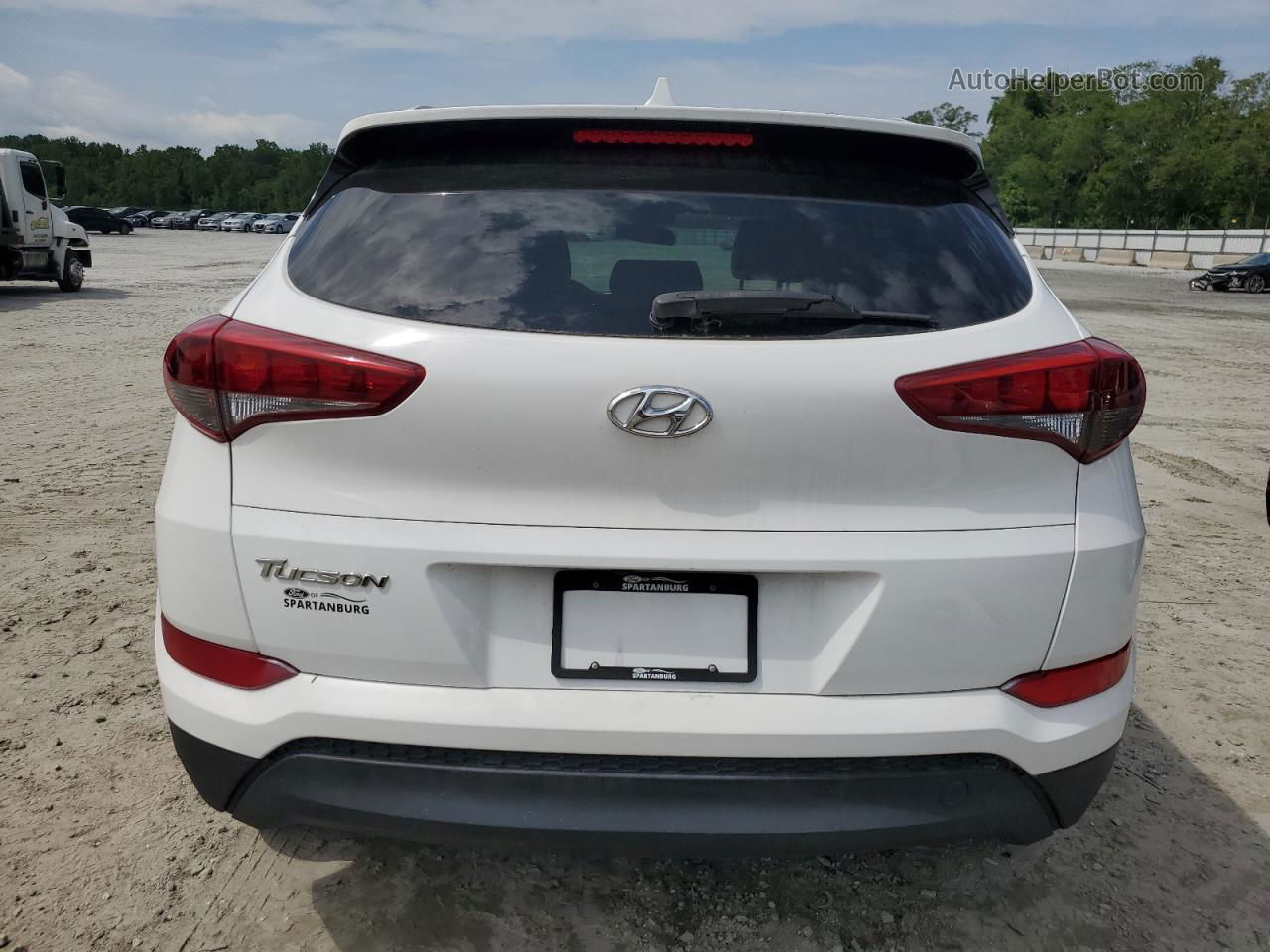 2018 Hyundai Tucson Sel White vin: KM8J33A45JU615499