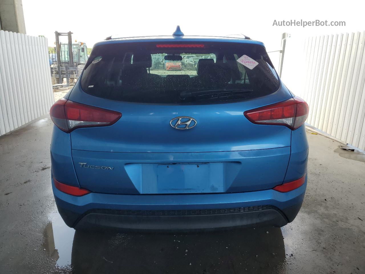 2018 Hyundai Tucson Sel Синий vin: KM8J33A45JU692132