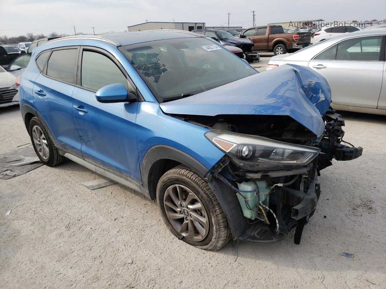 2018 Hyundai Tucson Sel Blue vin: KM8J33A45JU703744