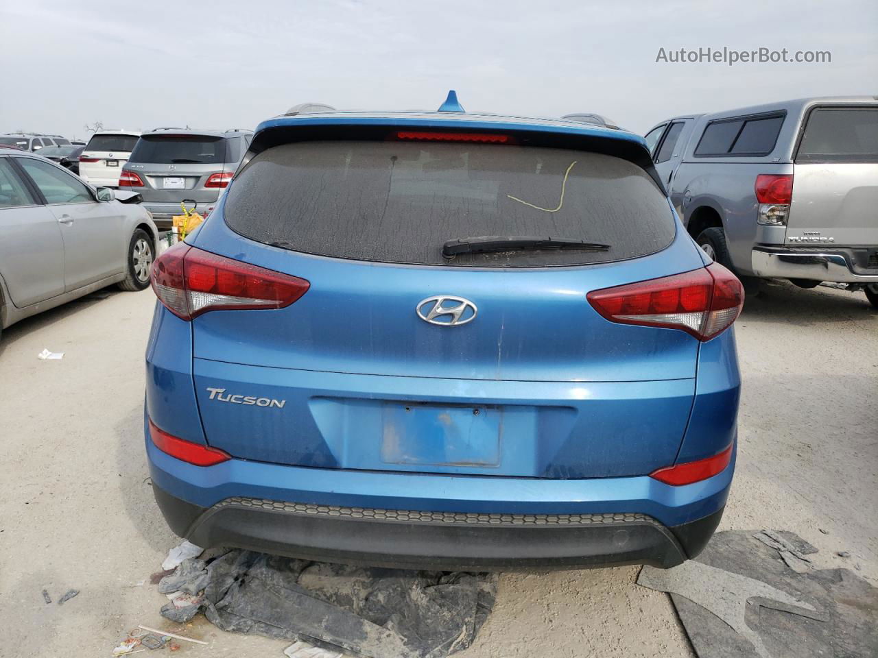 2018 Hyundai Tucson Sel Blue vin: KM8J33A45JU703744