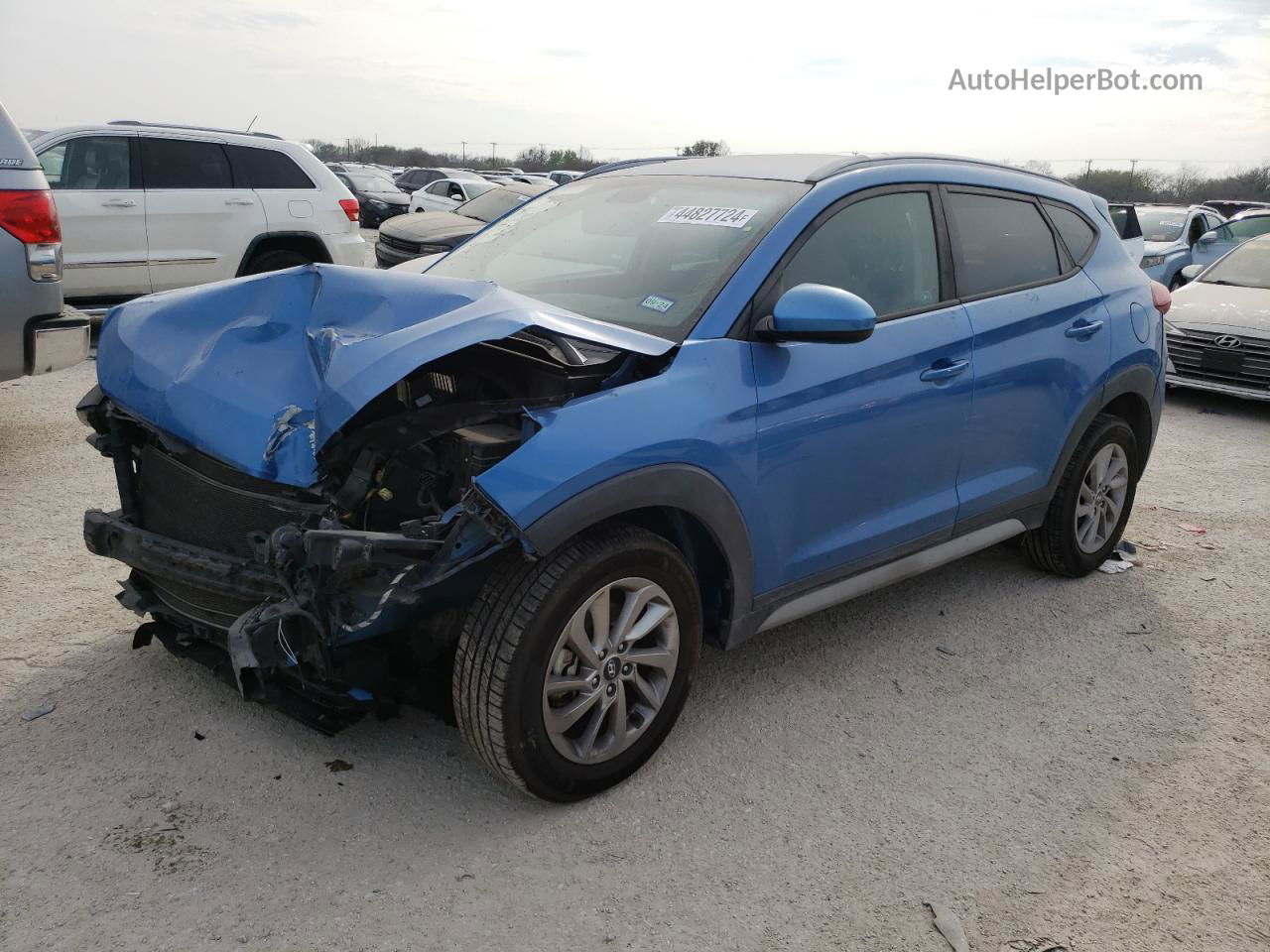 2018 Hyundai Tucson Sel Blue vin: KM8J33A45JU703744