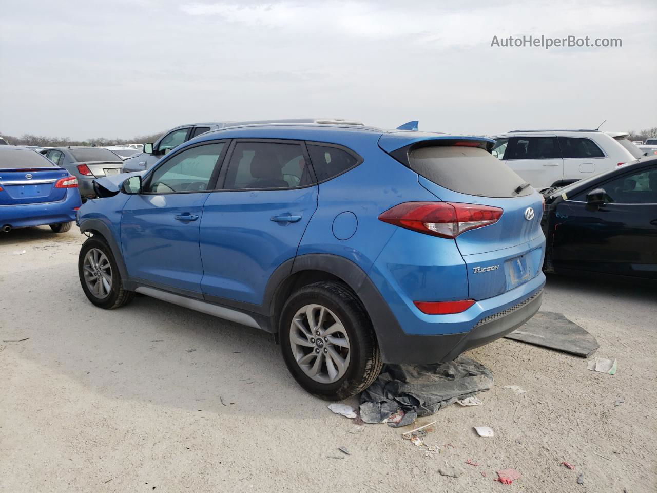 2018 Hyundai Tucson Sel Blue vin: KM8J33A45JU703744