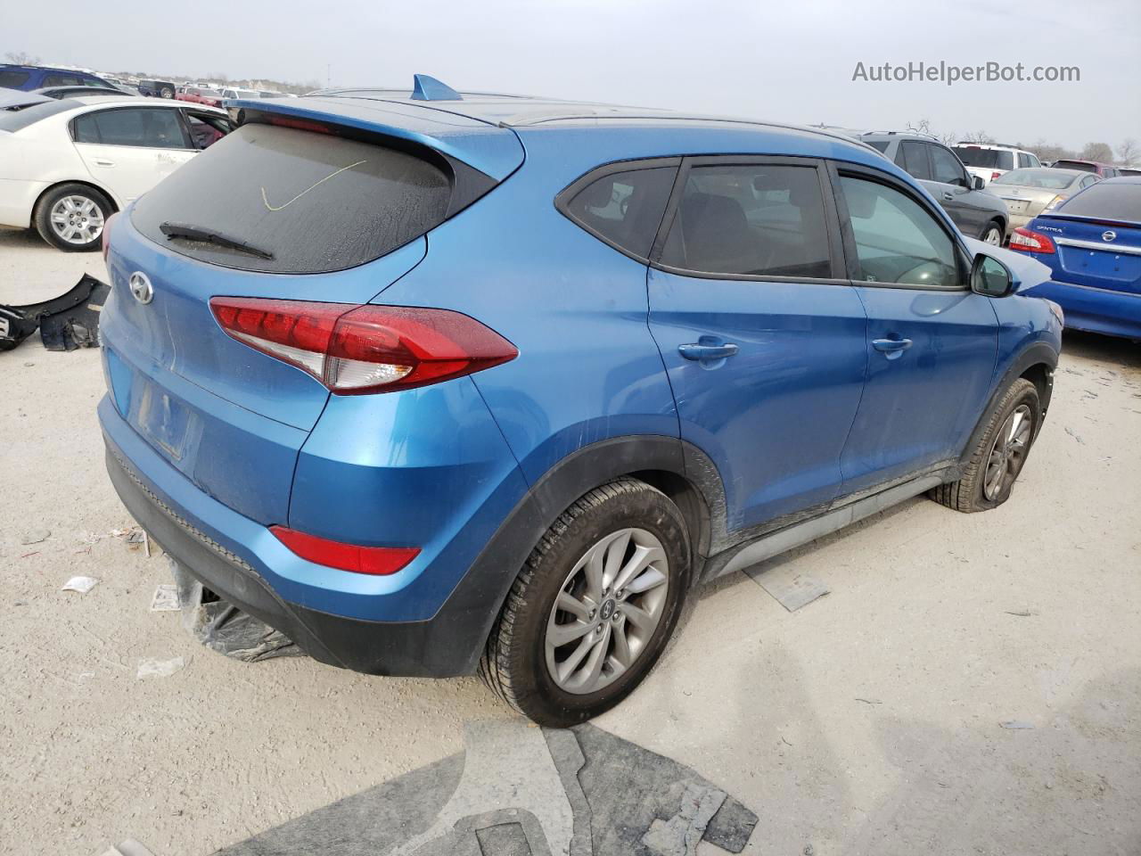 2018 Hyundai Tucson Sel Blue vin: KM8J33A45JU703744