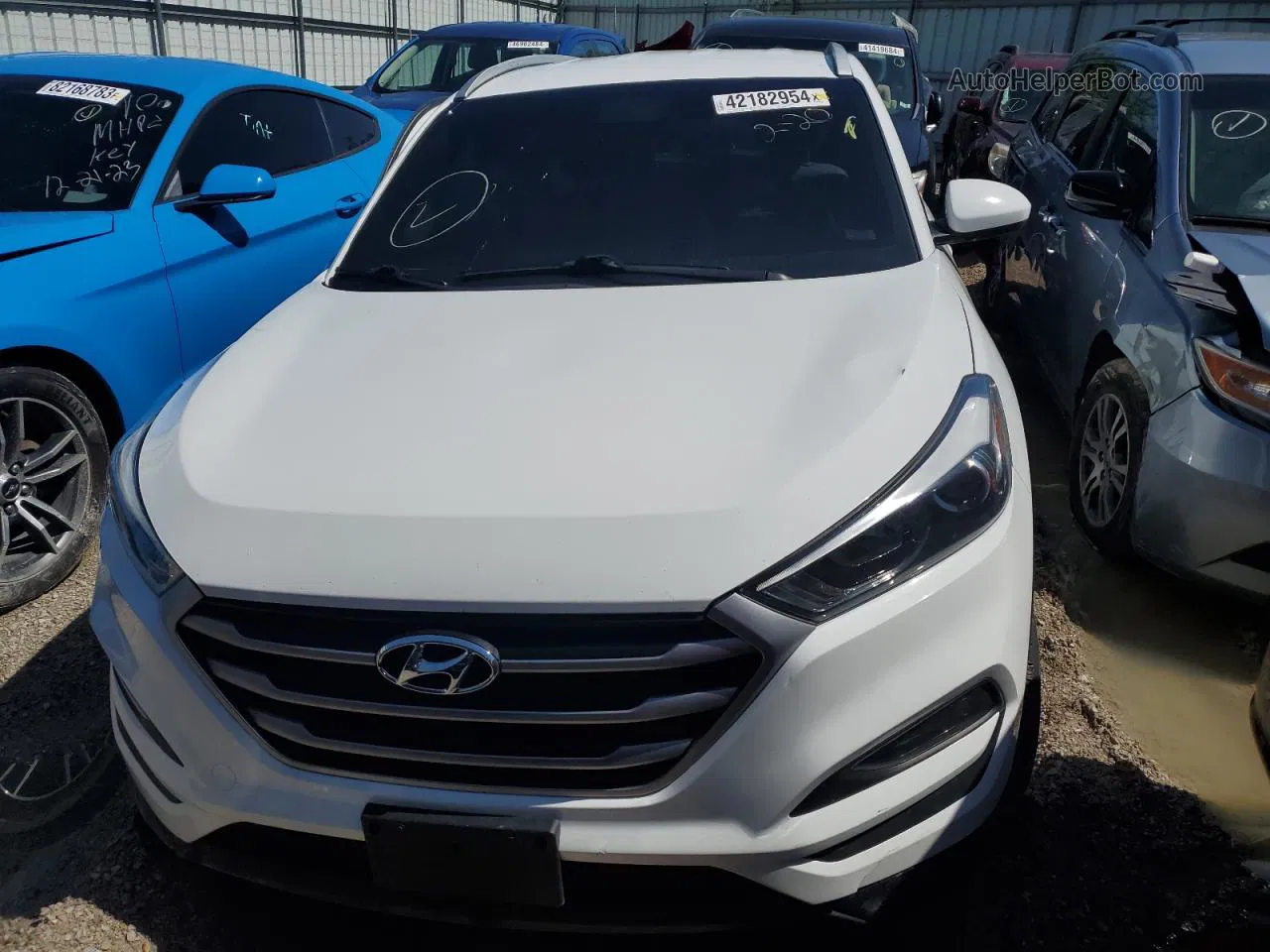 2018 Hyundai Tucson Sel White vin: KM8J33A45JU724948