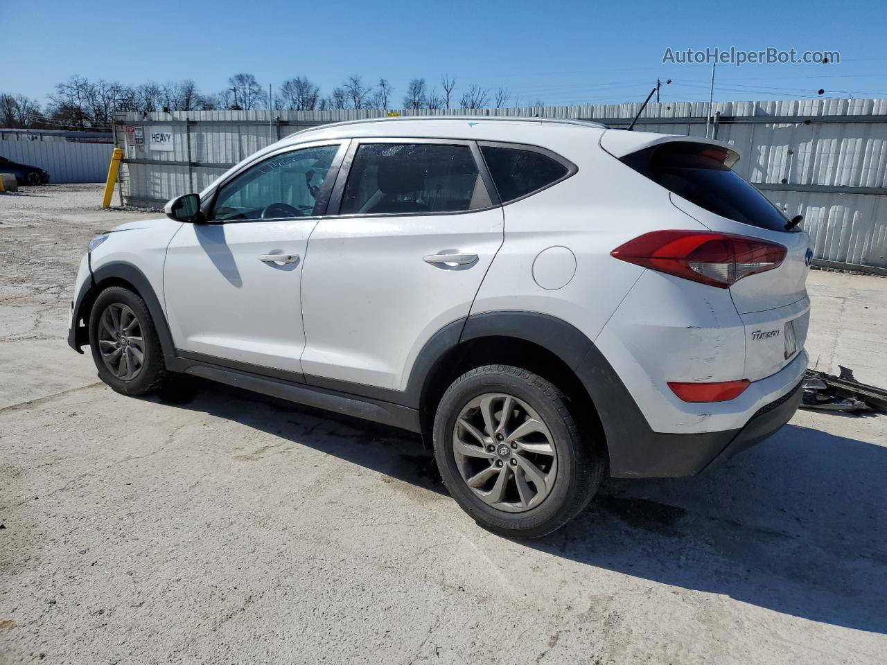 2016 Hyundai Tucson Limited White vin: KM8J33A46GU061186