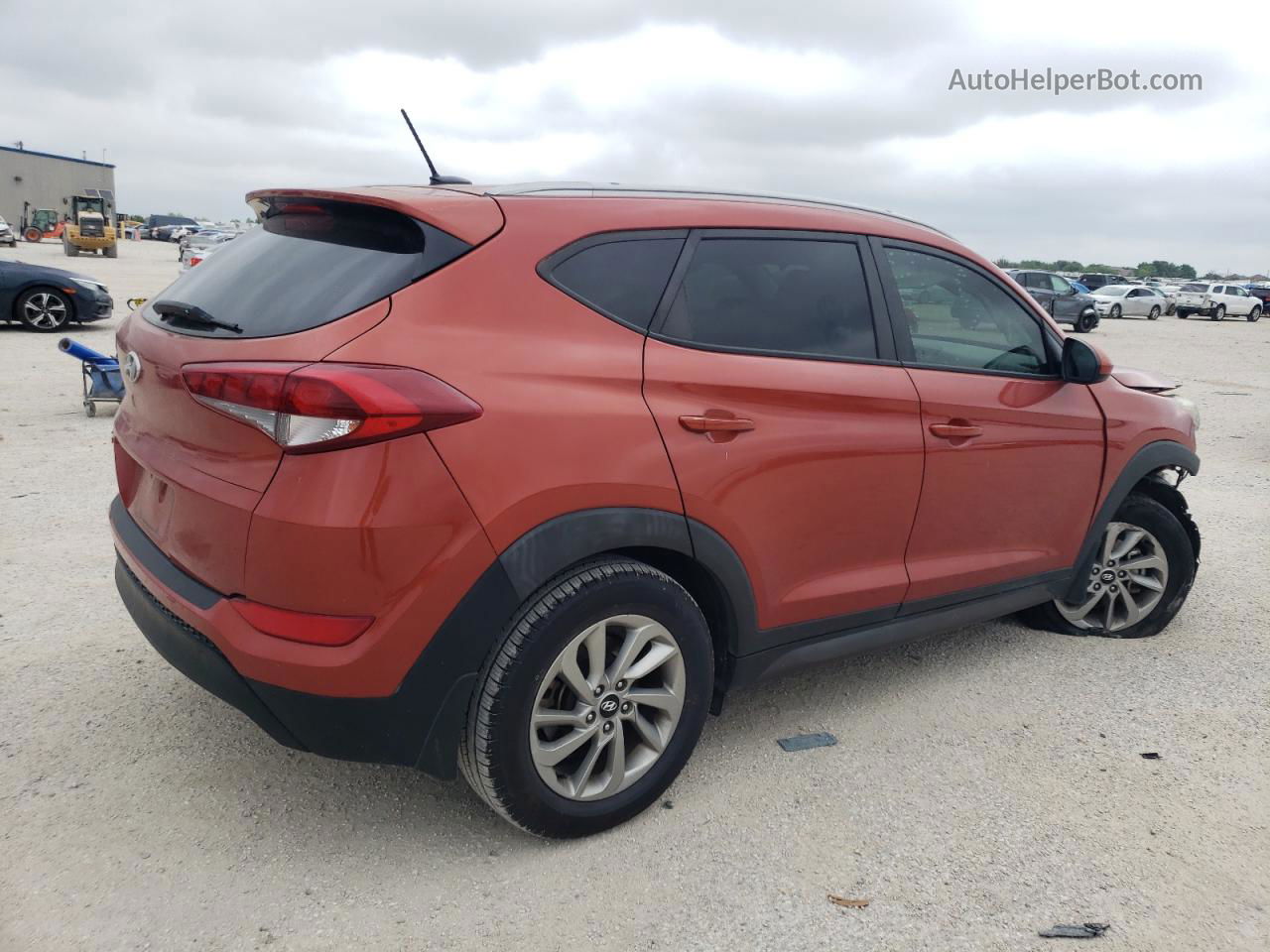 2016 Hyundai Tucson Limited Оранжевый vin: KM8J33A46GU203410