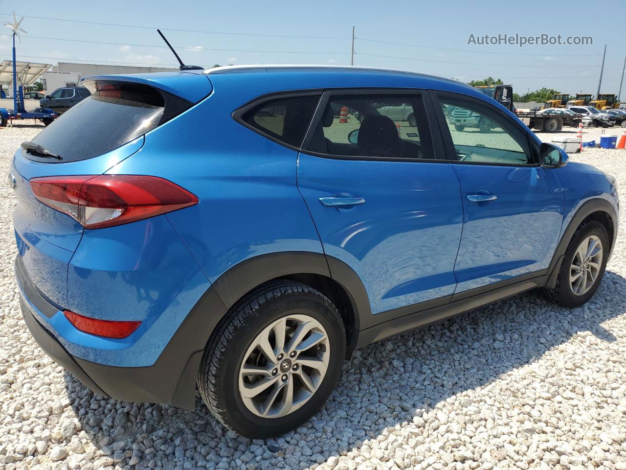 2016 Hyundai Tucson Limited Blue vin: KM8J33A46GU235726