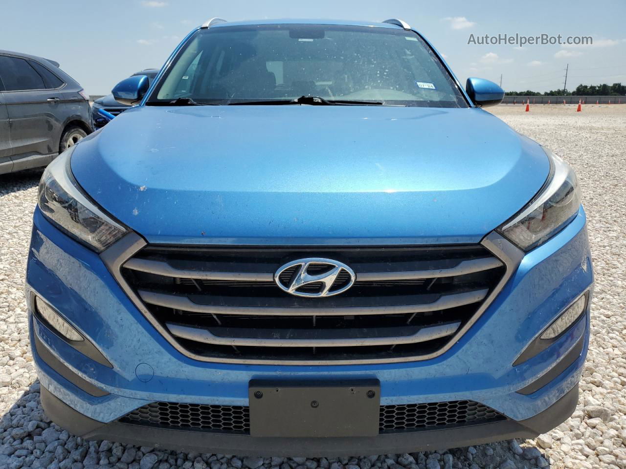 2016 Hyundai Tucson Limited Blue vin: KM8J33A46GU235726