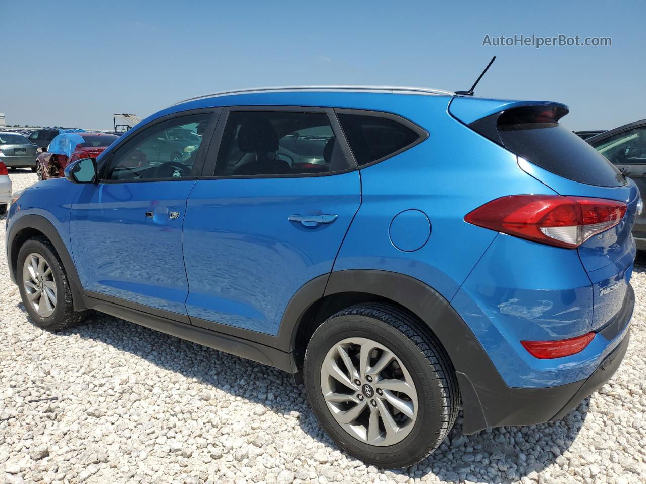 2016 Hyundai Tucson Limited Blue vin: KM8J33A46GU235726