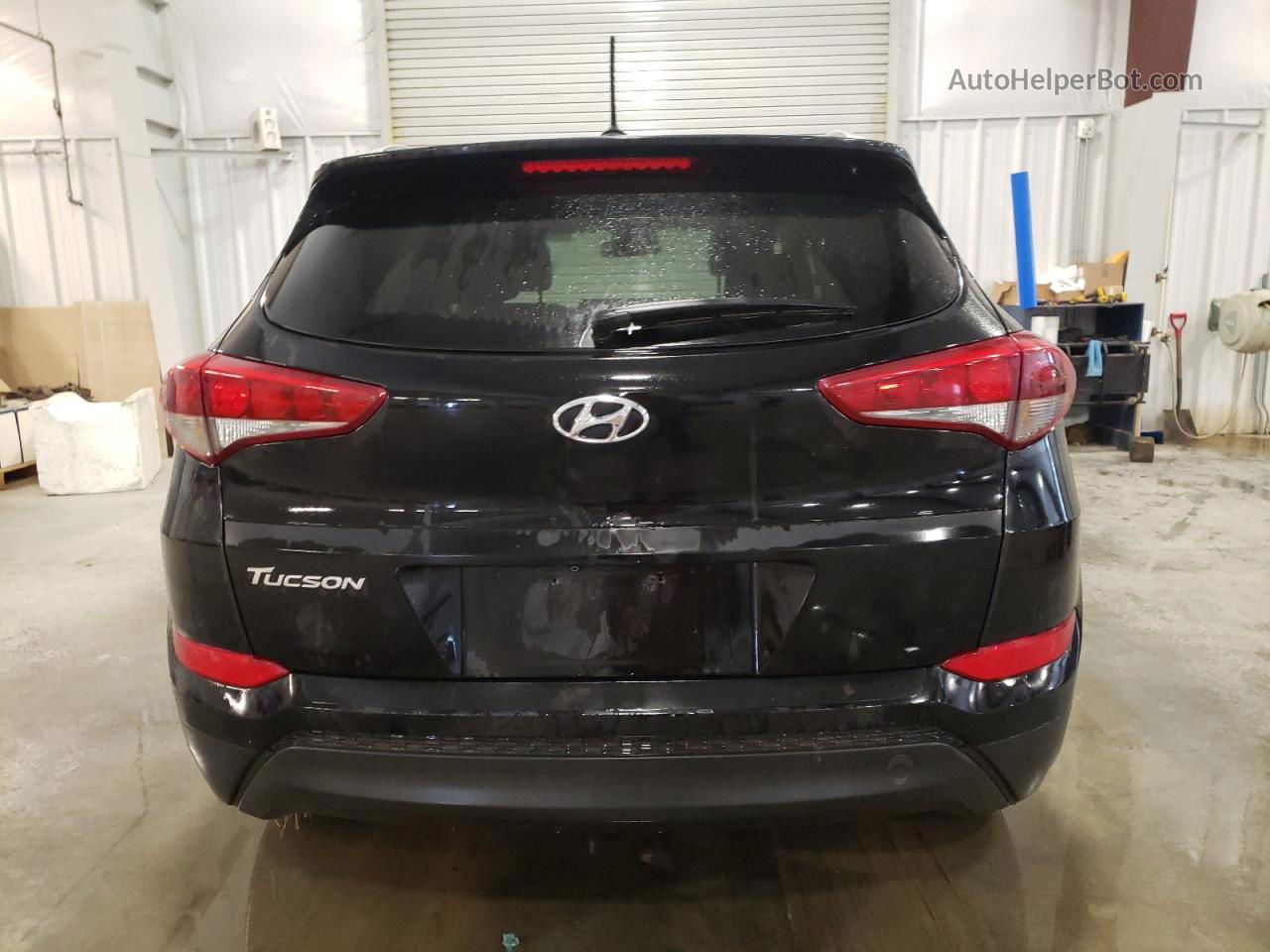 2017 Hyundai Tucson Limited Черный vin: KM8J33A46HU285656