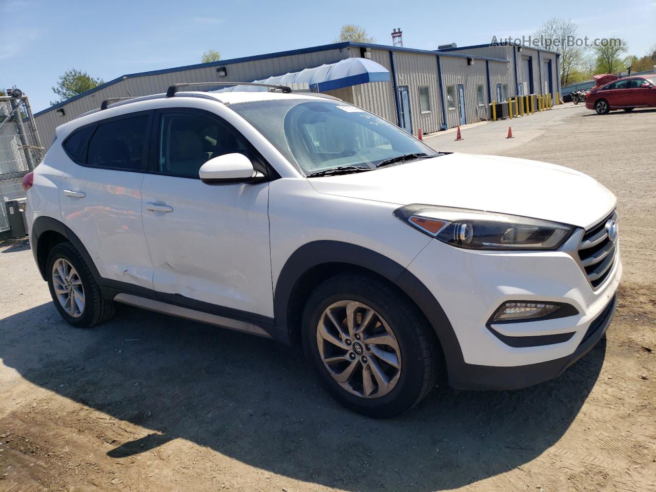 2017 Hyundai Tucson Limited White vin: KM8J33A46HU347833