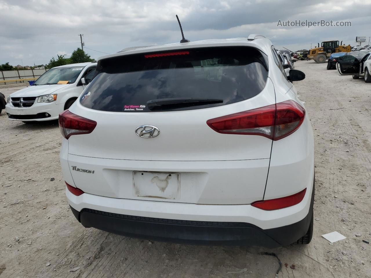 2017 Hyundai Tucson Limited White vin: KM8J33A46HU385370