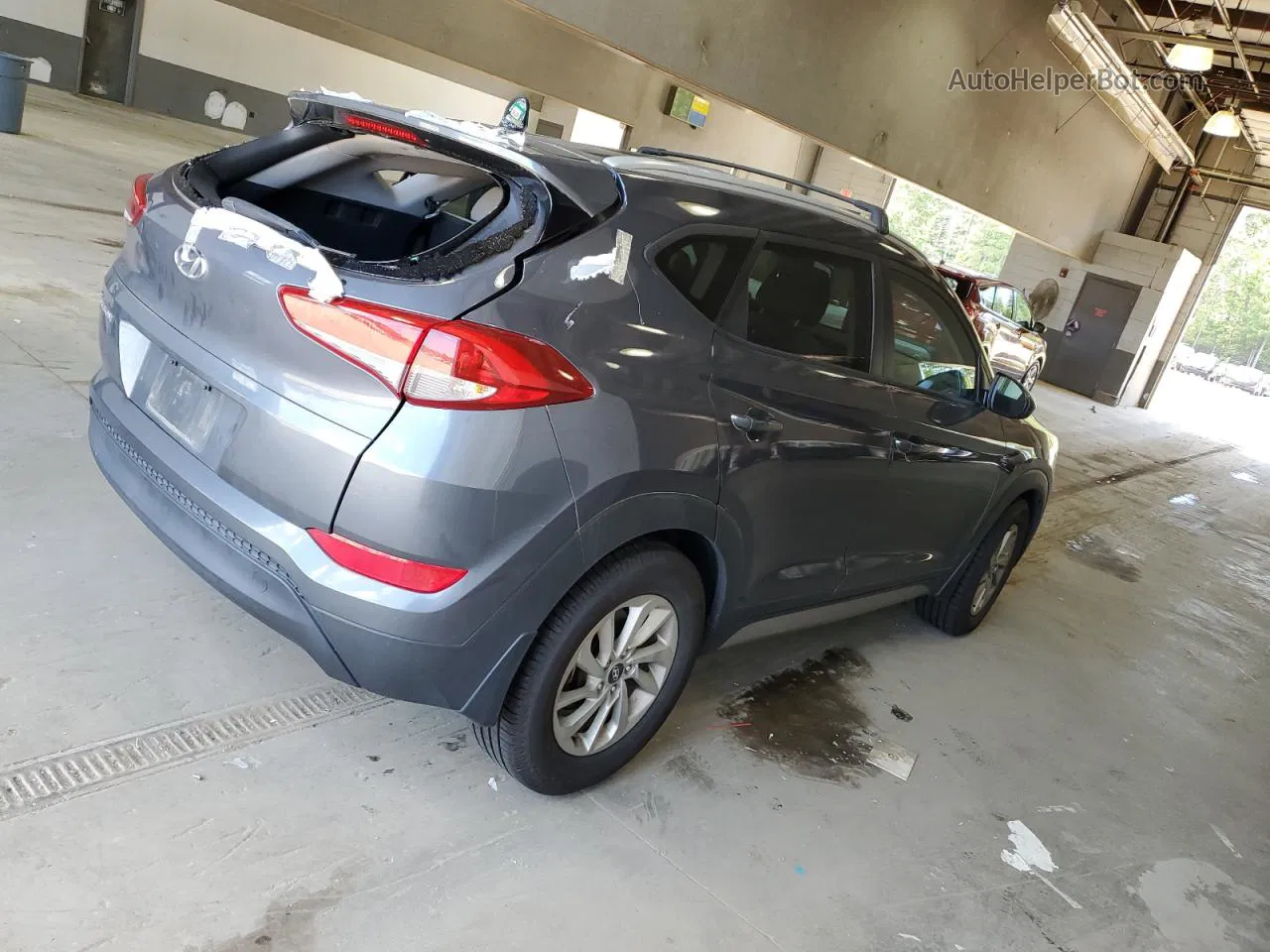 2017 Hyundai Tucson Limited Blue vin: KM8J33A46HU388205