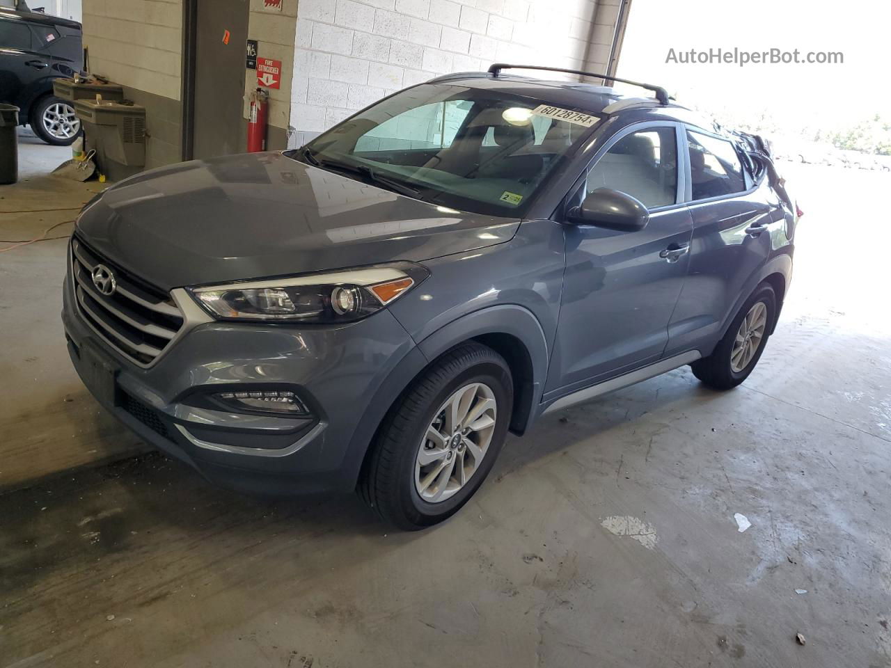 2017 Hyundai Tucson Limited Blue vin: KM8J33A46HU388205