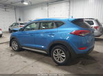 2017 Hyundai Tucson Se Plus Синий vin: KM8J33A46HU404516