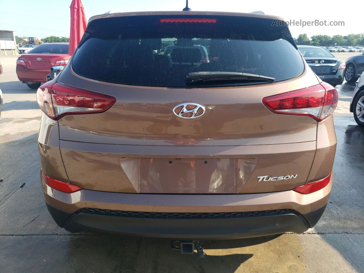 2017 Hyundai Tucson Limited Brown vin: KM8J33A46HU416942