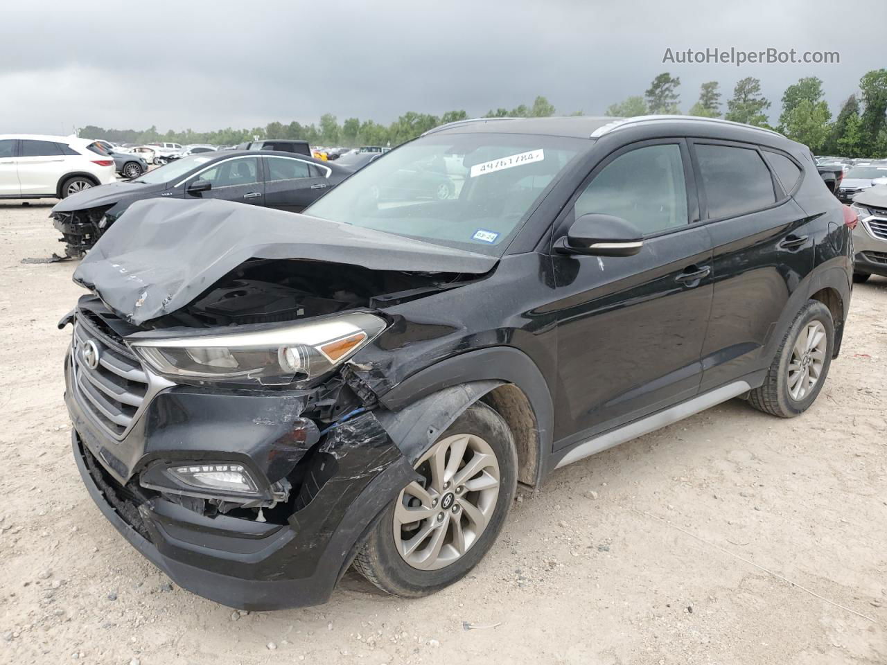 2017 Hyundai Tucson Limited Black vin: KM8J33A46HU427164